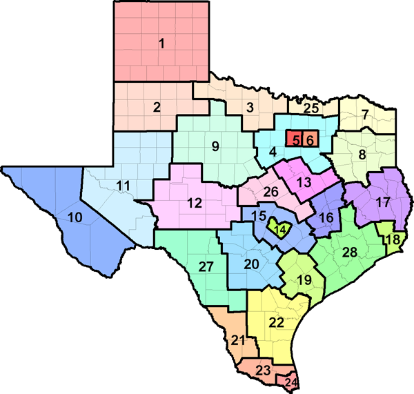 TEXAS COUNTY MAP BY WORKFORCE DEVELOPMENT AREA